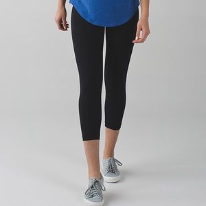 Lululemon wunder under crop black fullux